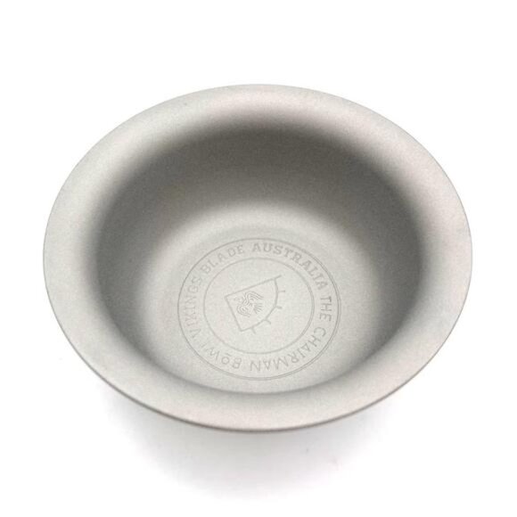 Luxury Shaving Soap Bowl, Sandblasted Steel for Fast, Thick Lather, Unbreakable